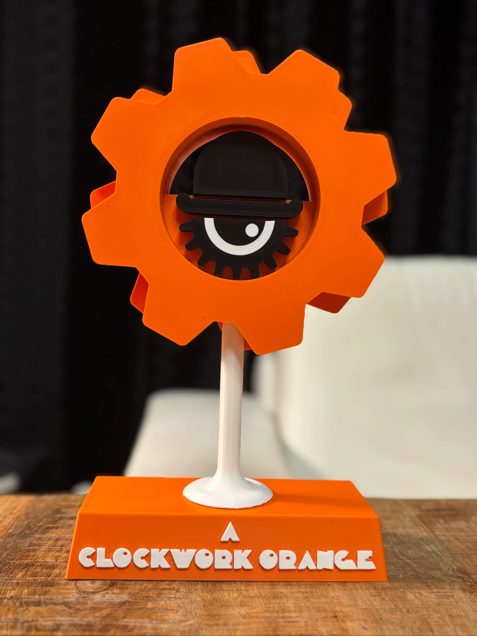 Décoration Orange Mécanique 32 cm – Clockwork Orange – Impression 3D